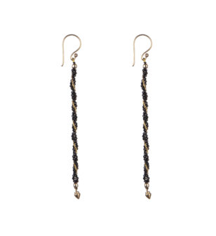 Les Boucles d'Oreilles Black Onyx