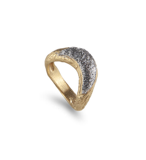 Bague la Lune pailletée