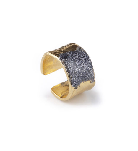 Bague L'Antique Pailleté Noir